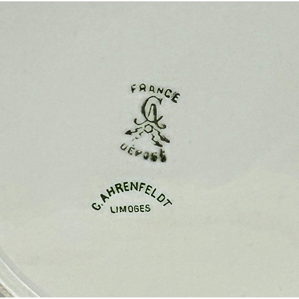 Antique Charles Ahrenfeldt Depose Limoges Classic Bread & Butter Plate 6.5" - Picture 5 of 6